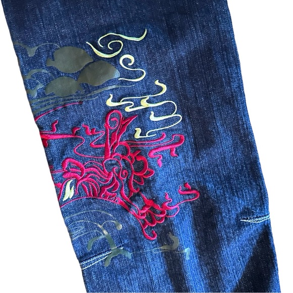 Girbaud Embroidered Scuttle Tape Streetwear Jeans - Picture 7 of 16